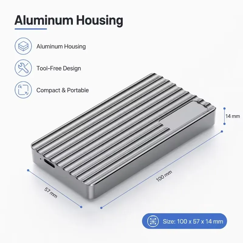 AP01 Alüminyum M.2 NVMe SSD Ku - Usb4 40Gbps External Ssd 8Tb incelemesi ve fiyatı